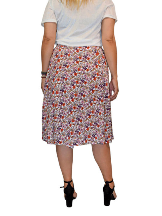 Morena Spain Midi Skirt Floral Multi