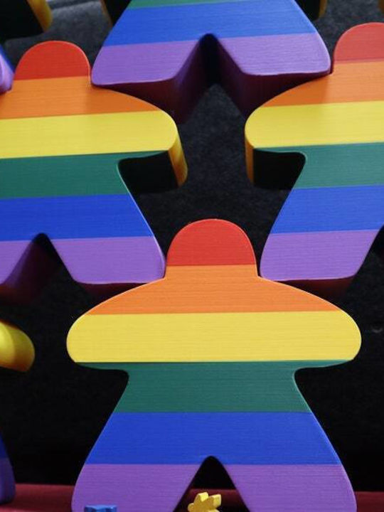 Gamemaker 3D Pride Meeple Large