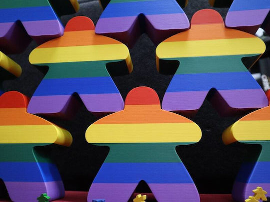 Gamemaker 3d Pride Meeple Large