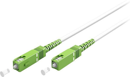 Goobay Goobay Optische Faser Kabel SC-APC 2m Weiß