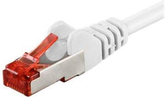 Goobay S/FTP Kat.6 Ethernet Netzwerkkabel 1.5m Weiß
