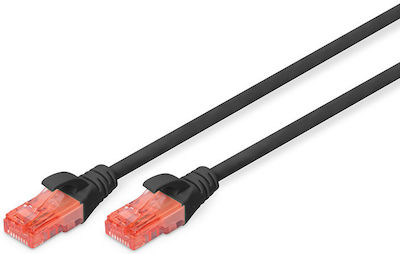 Digitus U/UTP Cat.6 Ethernet Network Cable 2m Black 1pcs