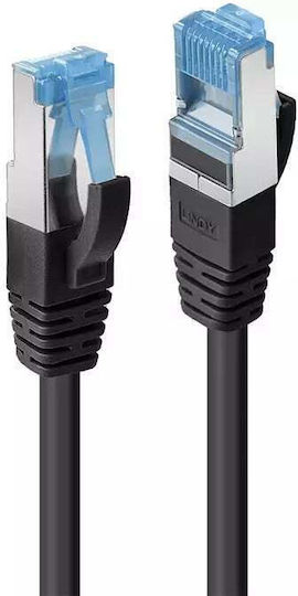 Lindy S/FTP Kat.6 Gigabit Netzwerkkabel Ethernet 1m Schwarzes