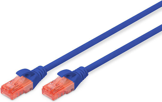 Digitus U/UTP Кат.6 Кабел за Ethernet мрежа 0.5м Син 1бр