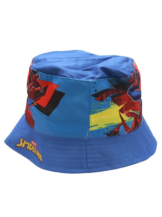 Marvel Pălărie pentru Copii Găleată Tesatura Albastru
