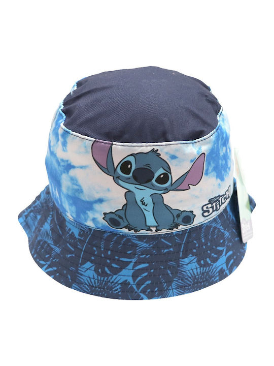 Disney Παιδικό Καπέλο Bucket Υφασμάτινο Stitch Navy Μπλε