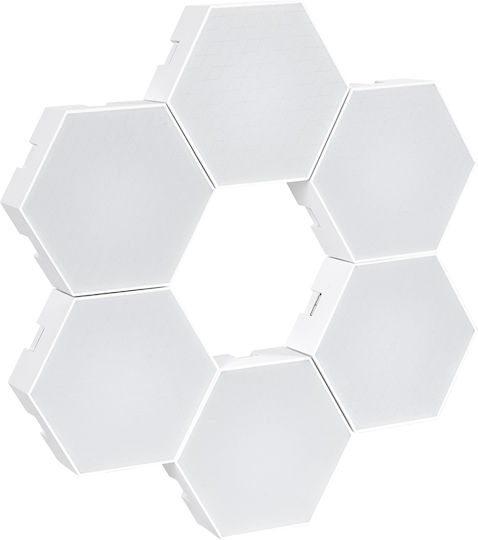 GloboStar Διακοσμητικό Φωτιστικό LED RGB Hexagon 10.5x10εκ.