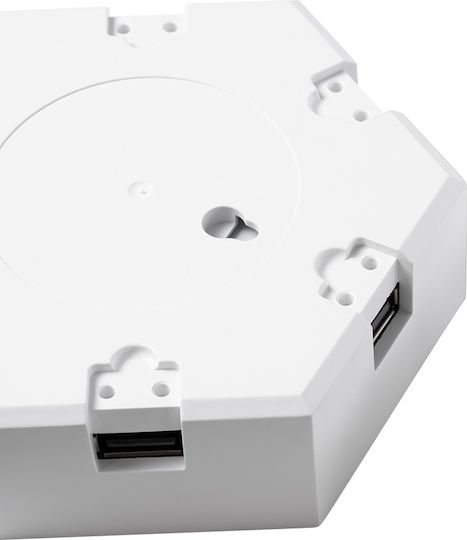 GloboStar Διακοσμητικό Φωτιστικό LED RGB Hexagon 10.5x10εκ.