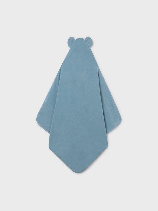 Mayoral Hooded Baby Bath Towel Blue