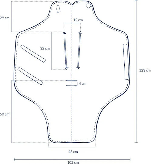 La Millou Car Seat Cover Pink Fly Me To The Moon Nude-rafaello
