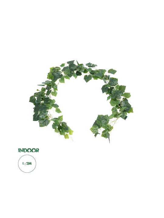 Globostar Artificial Garden Baltic Ivy Garland 21147 Τεχνητή Διακοσμητική Γυρλάντα Βαλτικής Φ20 X Υ200cm Σετ 2 Τεμαχίων