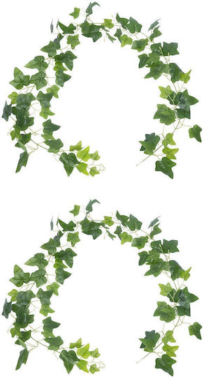 Globostar Artificial Garden English Ivy Garland 21146 Τεχνητή Διακοσμητική Αγγλική Γιρλάντα 200cm Σετ 2 Τεμαχίων