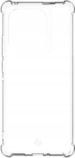 Spacecase Anti-shock Back Cover Σιλικόνης 1mm με Λουράκι Διάφανο (Motorola Edge 50 Ultra)