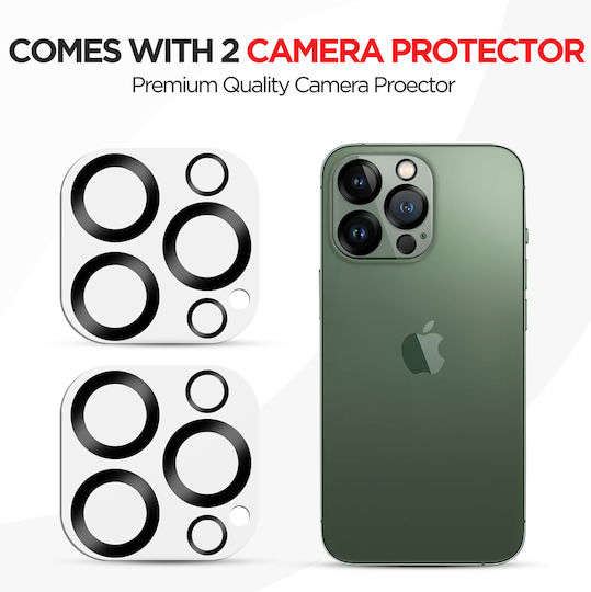 Amdetech iPro+ Kameraschutz Gehärtetes Glas Transparent für das iPhone 12
