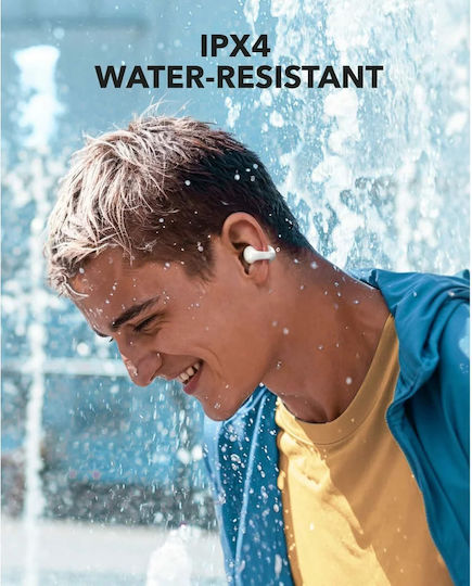 Soundcore by Anker C30i Open Ear Bluetooth Handsfree Earphones with Sweat Resistance and Charging Case White
