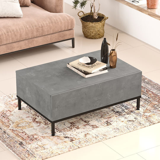 Central Coffee Table Barnet Gray/Black