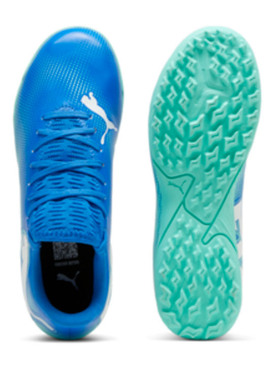 Future 7 Play TT Jr Kids Turf Soccer Shoes Blue