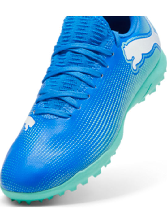 Future 7 Play TT Jr Kids Turf Soccer Shoes Blue