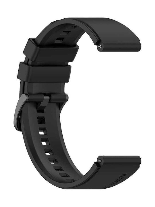 Huawei Λουράκι Σιλικόνης Μαύρο (Huawei Watch GT 2 Pro - 22mm)