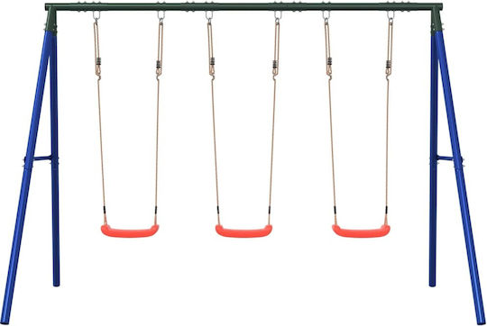 vidaXL Metal Hanging Swing 185x185x185cm Blue