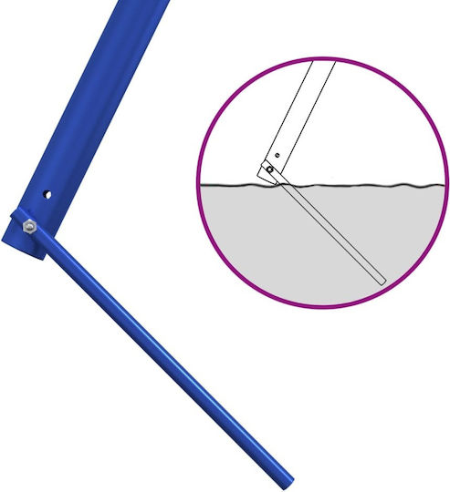 vidaXL Metal Hanging Swing 185x185x185cm Blue