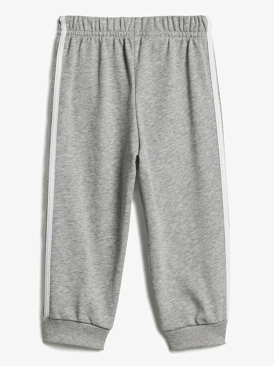 Kids Sweatpants Set Gray 3pcs Essentials 3-Stripes