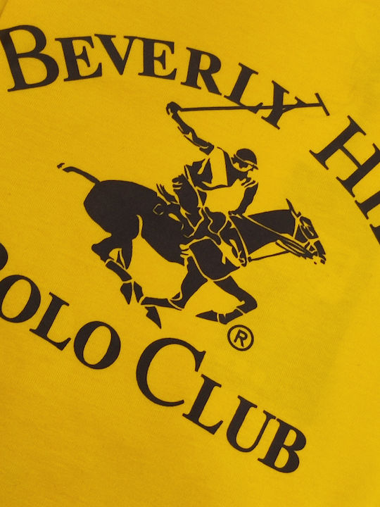 Beverly Hills Polo Club Детска Блуза Дълъг ръкав Жълт