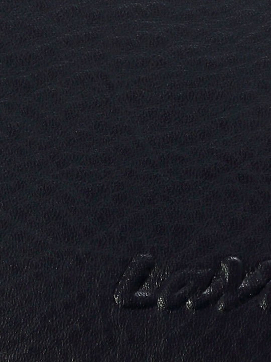 Leather Men's Wallet Classic with RFID Blue