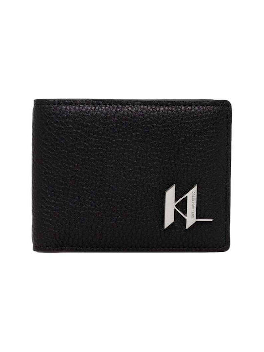 Karl Lagerfeld Men's Leather Wallet Black