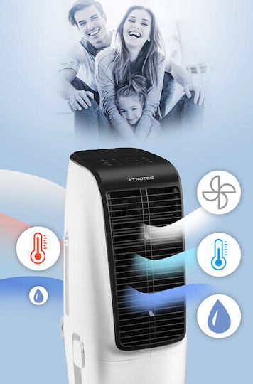 Trotec PAE 51 Luftkühler 110W mit Fernbedienung Weiß