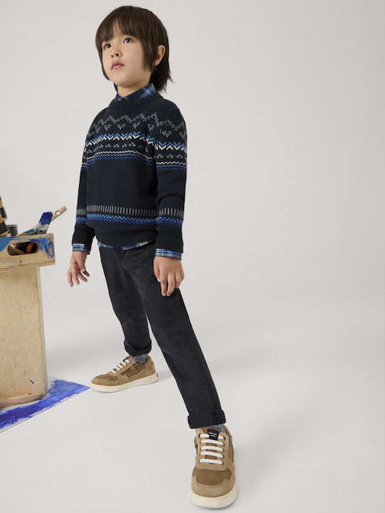 Mayoral Kids Trousers black blue