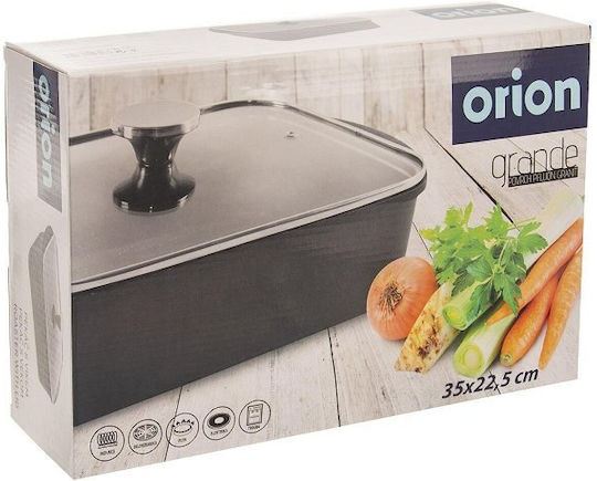 Orion Dutch Oven mit Glasdeckel 35x22.5cm 1Stück