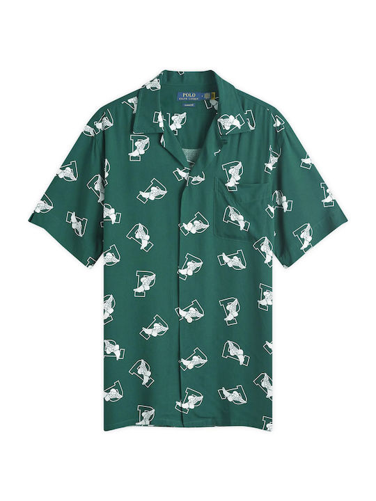 Ralph Lauren Men's Shirt Cotton Green