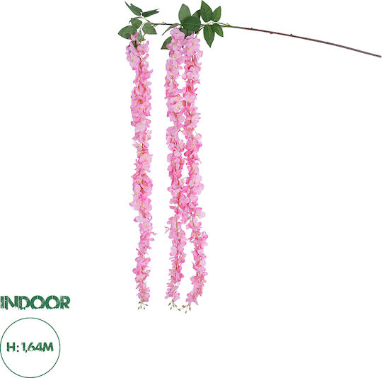 Decorative Artificial Plant Pink in Box GloboStar