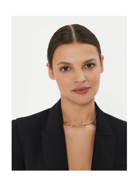 Calvin Klein Necklace from Gold Plated Steel with Zircon