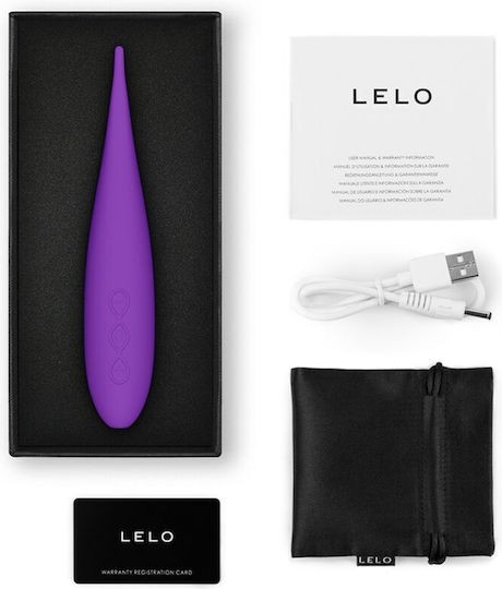 Lelo Dot Клитор Вибратор 13.8см Лилав