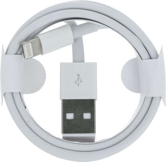 Remax Data Cable RC-007i Редовна USB-A към Lightning кабел Бял 1м
