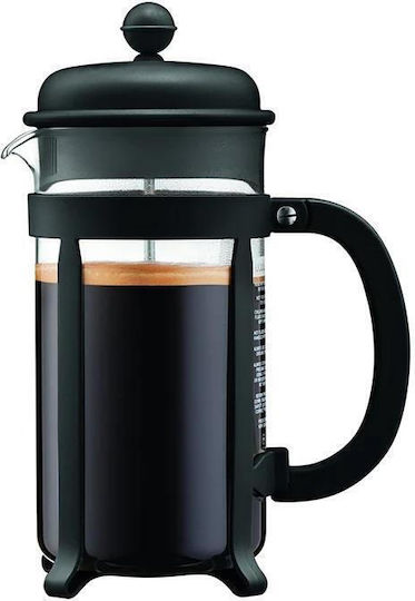 Bodum Java Manual Filter Coffee Maker Stainless Steel Black 1lt