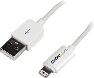 StarTech USB-A la Cablu Lightning Alb 3m (USBLT3MW)