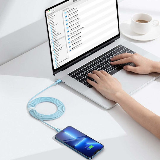 Baseus Crystal Shine USB-C to Lightning Cable 20W Μπλε 2m