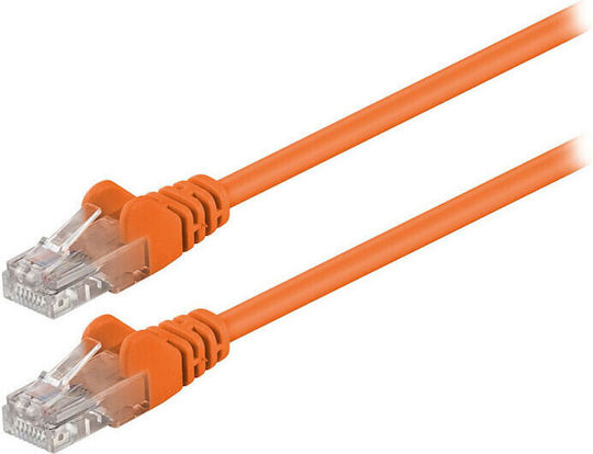 Goobay U/UTP Cat.5e Ethernet Network Cable 0.25m Orange 1pcs