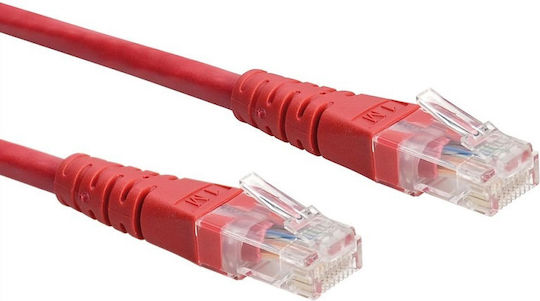 Roline U/UTP Cat.6 Ethernet Network Cable 2m Red 1pcs