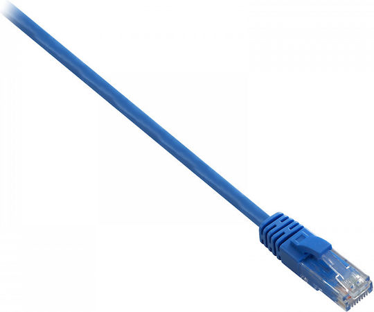 V7 U/UTP Cat.6 Ethernet Network Cable 0.5m Blue 1pcs