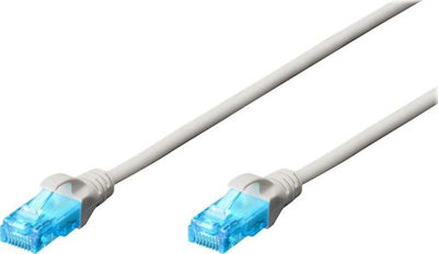 Digitus U/UTP Cat.5e Cable 0.25m Λευκό