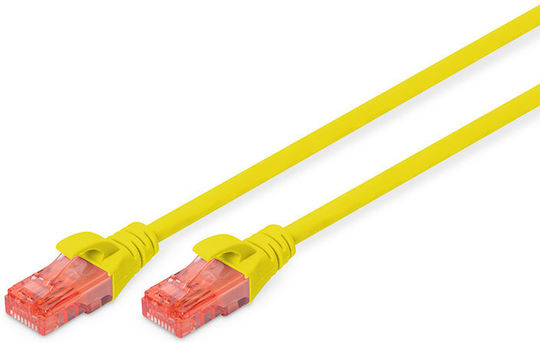 Digitus U/UTP Кат.6 Кабел за Ethernet мрежа 0.5м Жълт 1бр