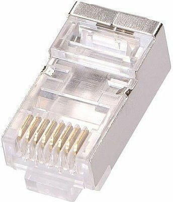 Extralink Priză RJ-45 Masculin Auriu EX.11601