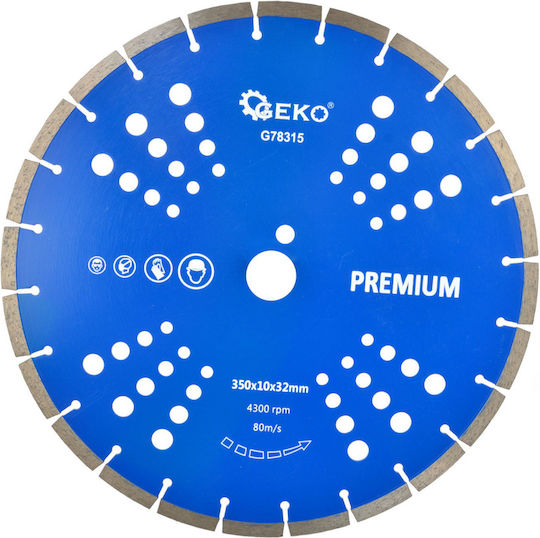 Segmented Disc 350x10x32mm Geko Premium G78315