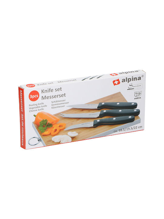 Alpina Appliances Knife Set from Stainless Steel 3pcs
