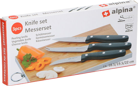 Alpina Appliances Messerset aus rostfreiem Stahl 3Stück