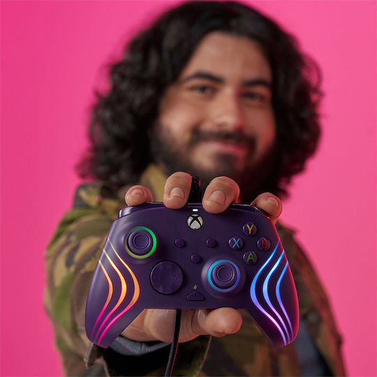 PDP Afterglow Wired Gamepad for PC / Xbox One / Xbox Series Purple